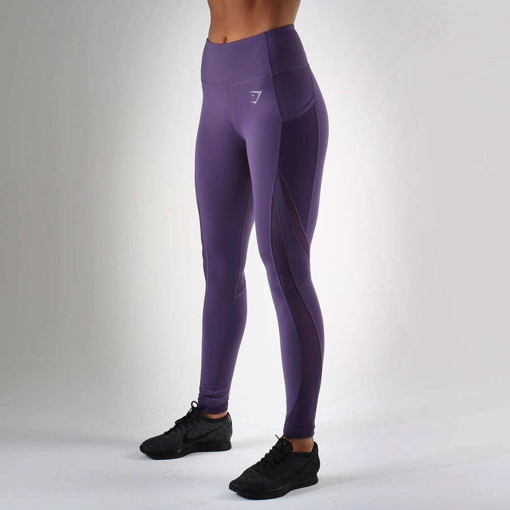 Size Small Gymshark Purple Dry Sculpture Leggings